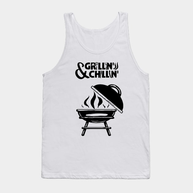 Grilling & Chillin Bbq season Tank Top by Fun Planet